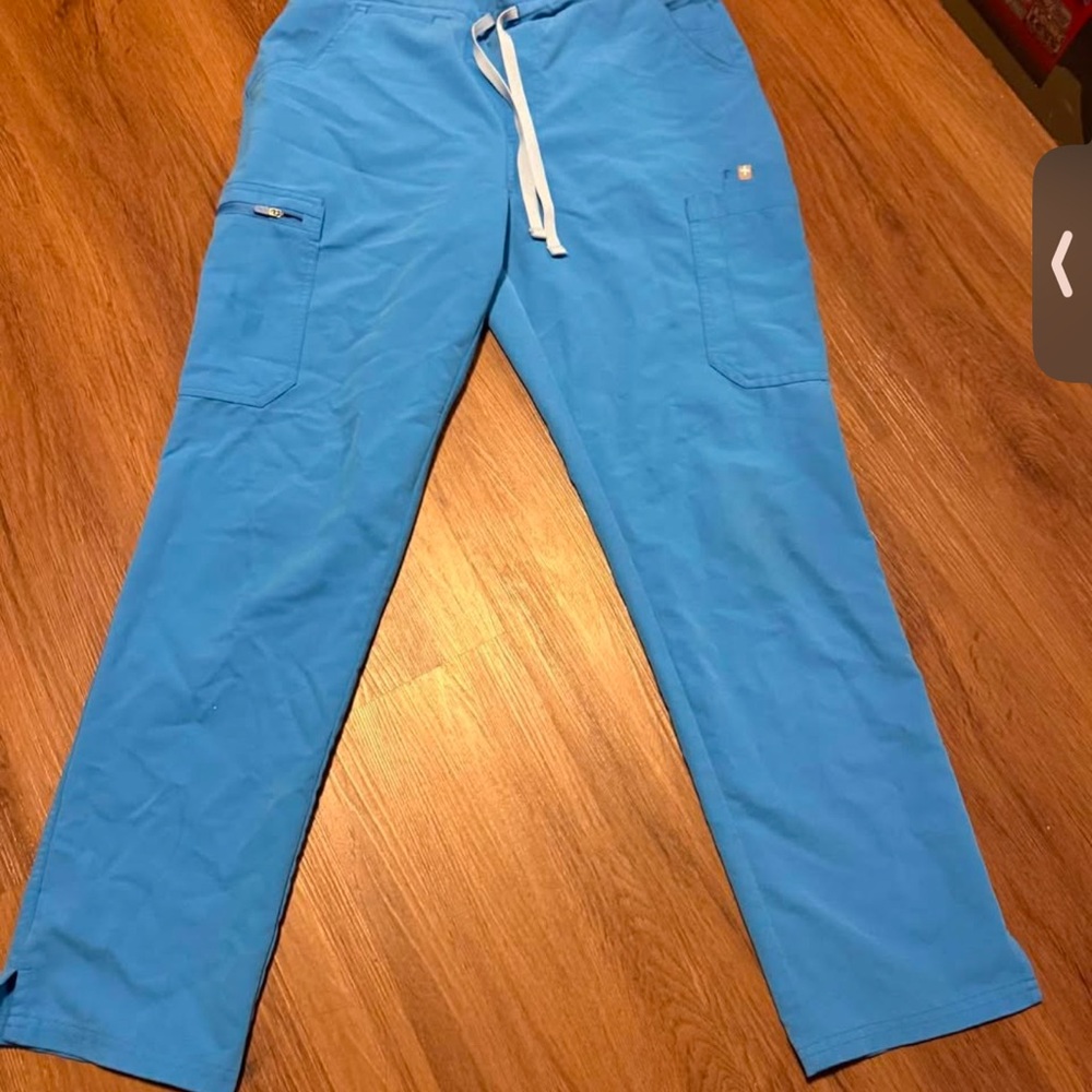 Figs Women's Blue Straight Leg Pants